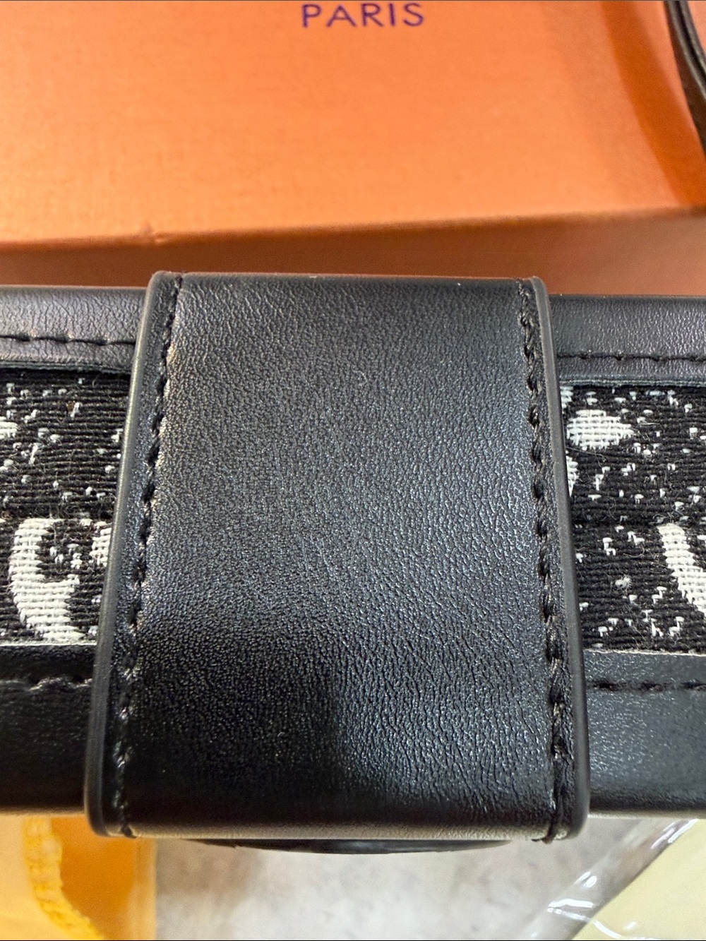 Black Mini Trunk Crossbody with Gold Hardware - Picture 4 of 12